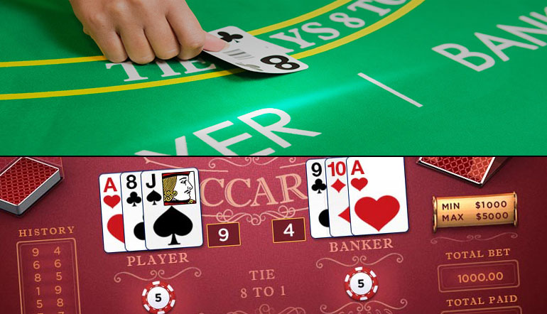 a winning baccarat strategy on a table