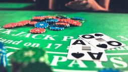 blackjack table