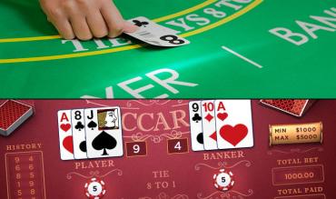 a winning baccarat strategy on a table
