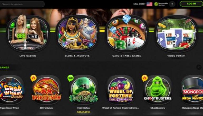the new platform of 888 casino site